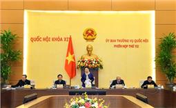 Khai mạc Phiên họp thứ 52 của Ủy ban Thường vụ Quốc hội